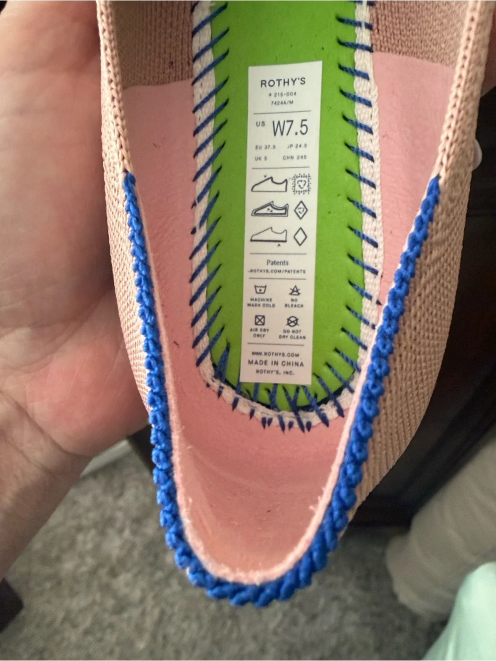 Rothys insole machine
